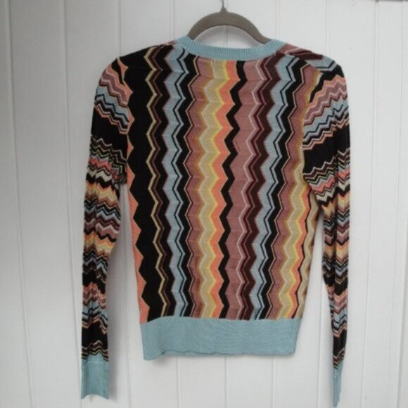 Missoni 20th Anniversary Chevron Cardigan Sweater XS - Picture 4 of 5